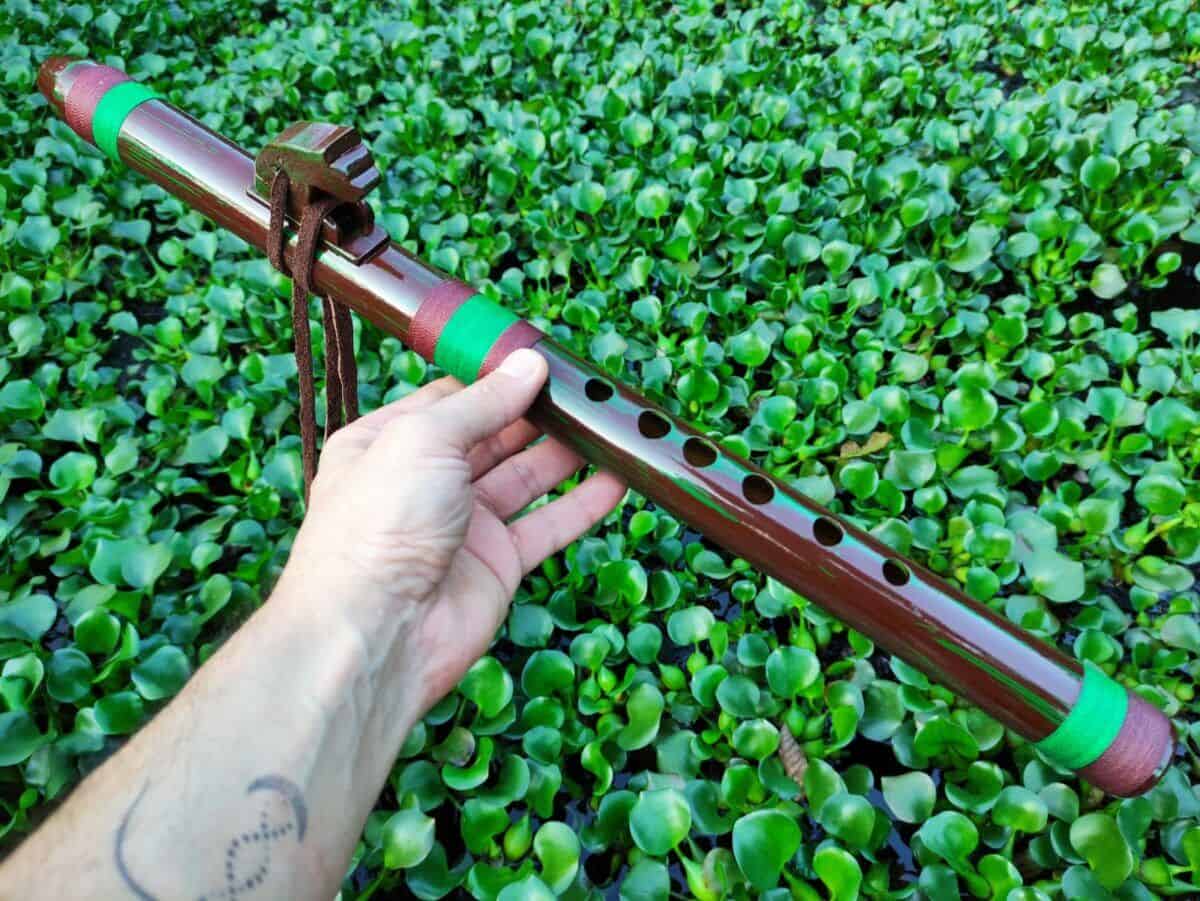 Flauta Nativa Ashar Série Roots Verde