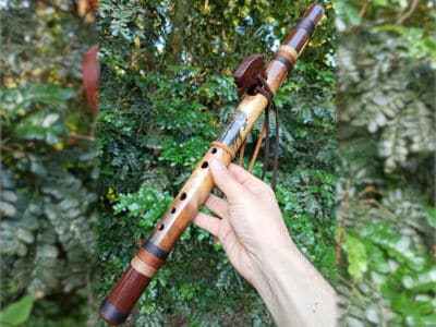 Flauta Nativa Totem Águia Pintada - Ashar