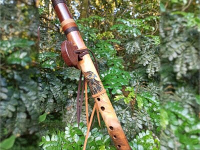 Flauta Estilo Nativa Americana - Série Totens - Águia 1