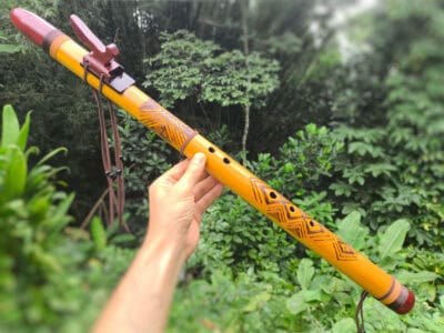 Alternative view of Flauta Estilo Nativa Americana - Série Tribal - Guarani