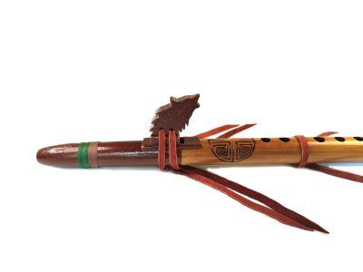 Flauta Estilo Nativa Americana - Série Clássica - Bambu & Mogno 2