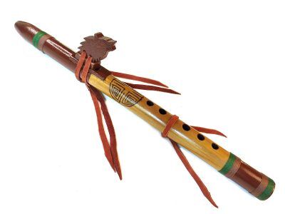 Flauta Nativa Ashar Série Clássica Bambu & Mogno A