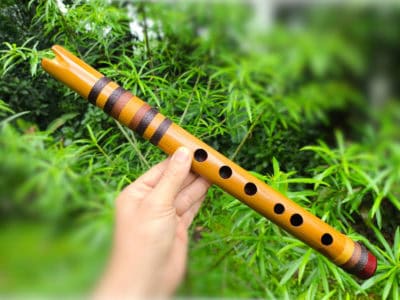 Alternative view of Quena - Flauta Estilo Quena - Bambu Natural