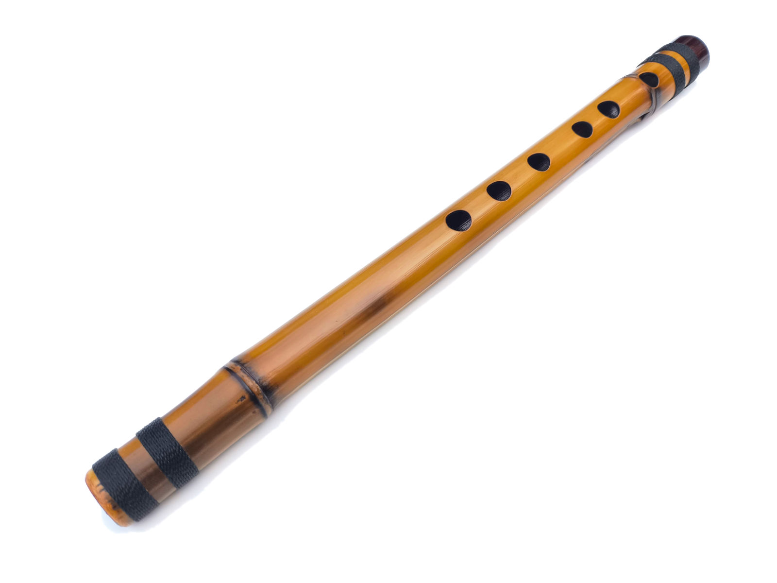 Flauta Estilo Kawala Egípcia A - Bambu Natural 3 Kawala Ashar A