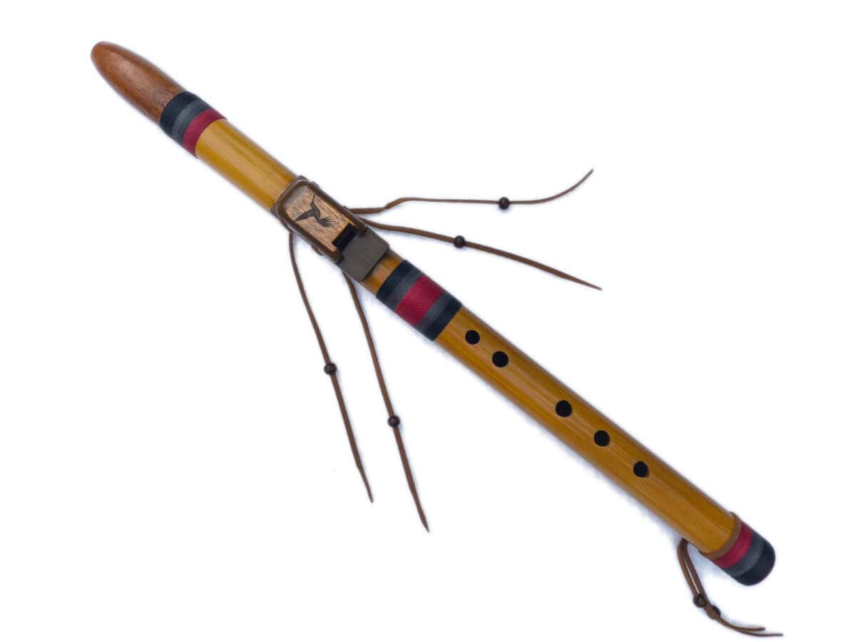 Flauta Estilo Nativa Americana - River Cane - A - Imagem 3