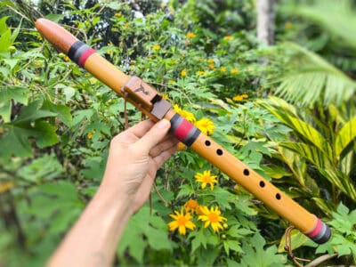Alternative view of Flauta Estilo Nativa Americana - River Cane - A