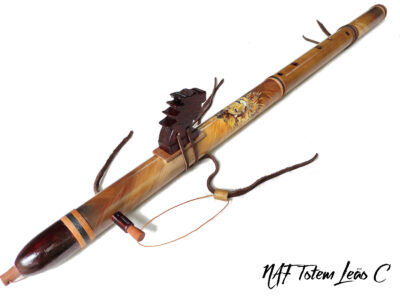 Flauta Nativa Ashar - C - Totem Leão
