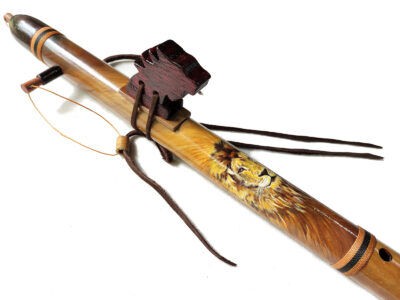 Flauta Nativa Ashar - C - Totem Leão
