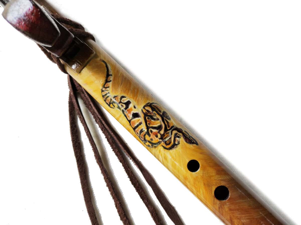 Flauta Nativa Jiboia -Flauta Estilo Nativa Americana NAF Ashar
