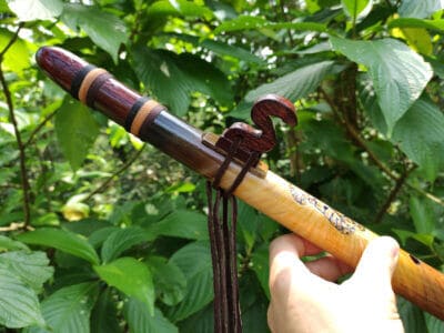 Flauta Nativa Jiboia -Flauta Estilo Nativa Americana NAF Ashar