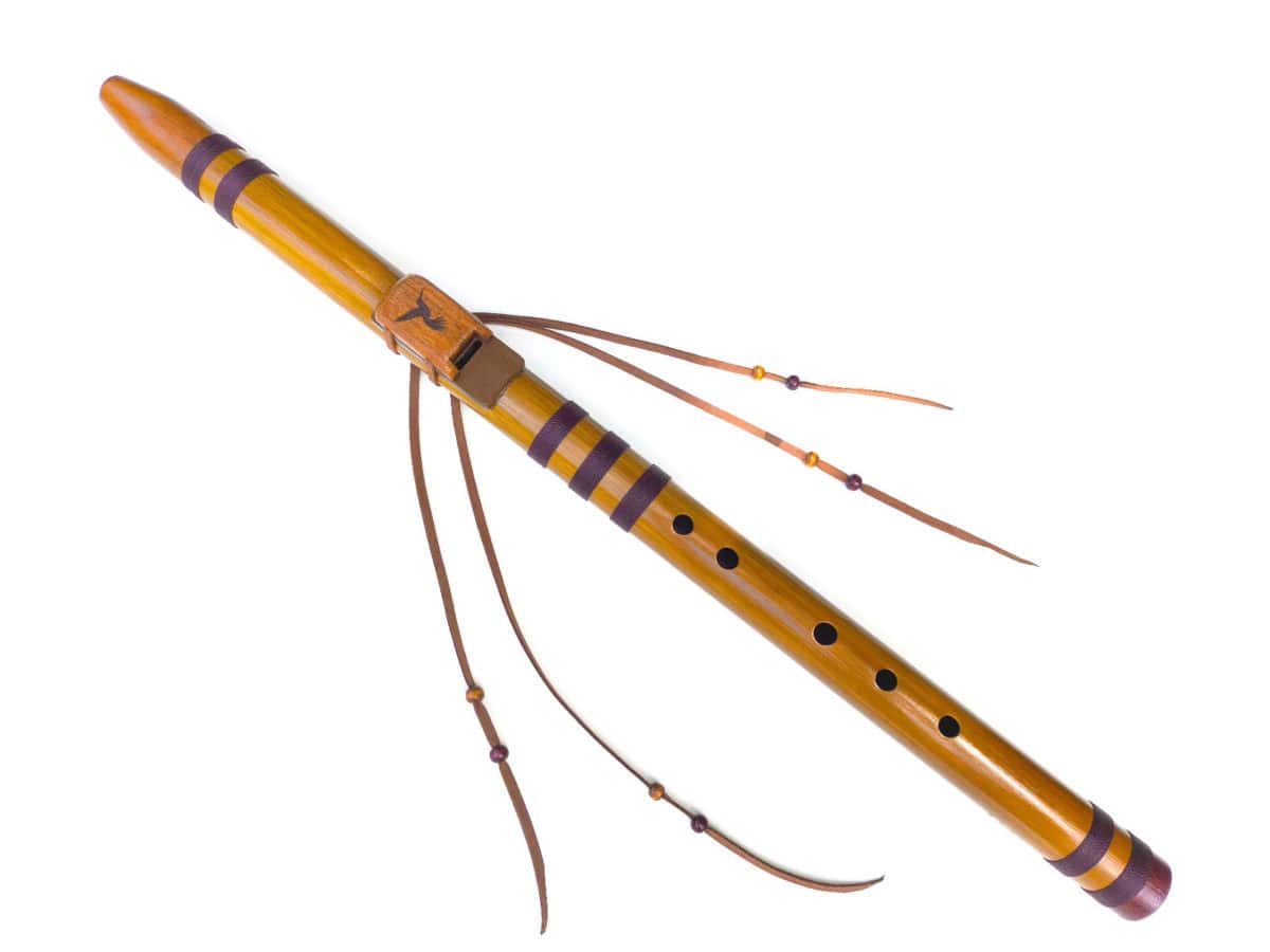 Flauta Estilo Nativa Americana - River Cane - F# - Imagem 3