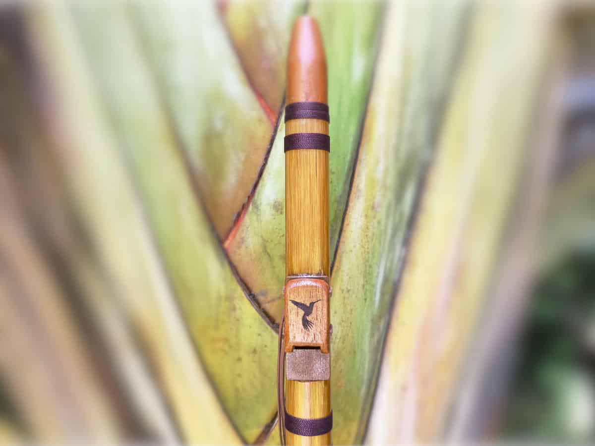 Flauta Estilo Nativa Americana - River Cane - F# - Imagem 4