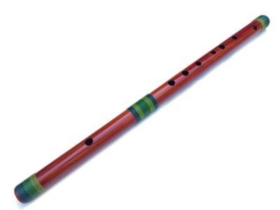 Pífano Ashar Bambu pintura Mogno