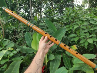 Bansuri Ashar - Bambu Indiano - D Baixo 3