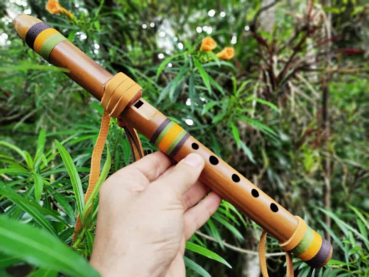 Flauta Nativa River Cane E High Ashar