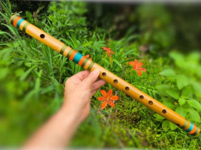 Alternative view of Bansuri Ashar - Bambu Especial - A# Médio
