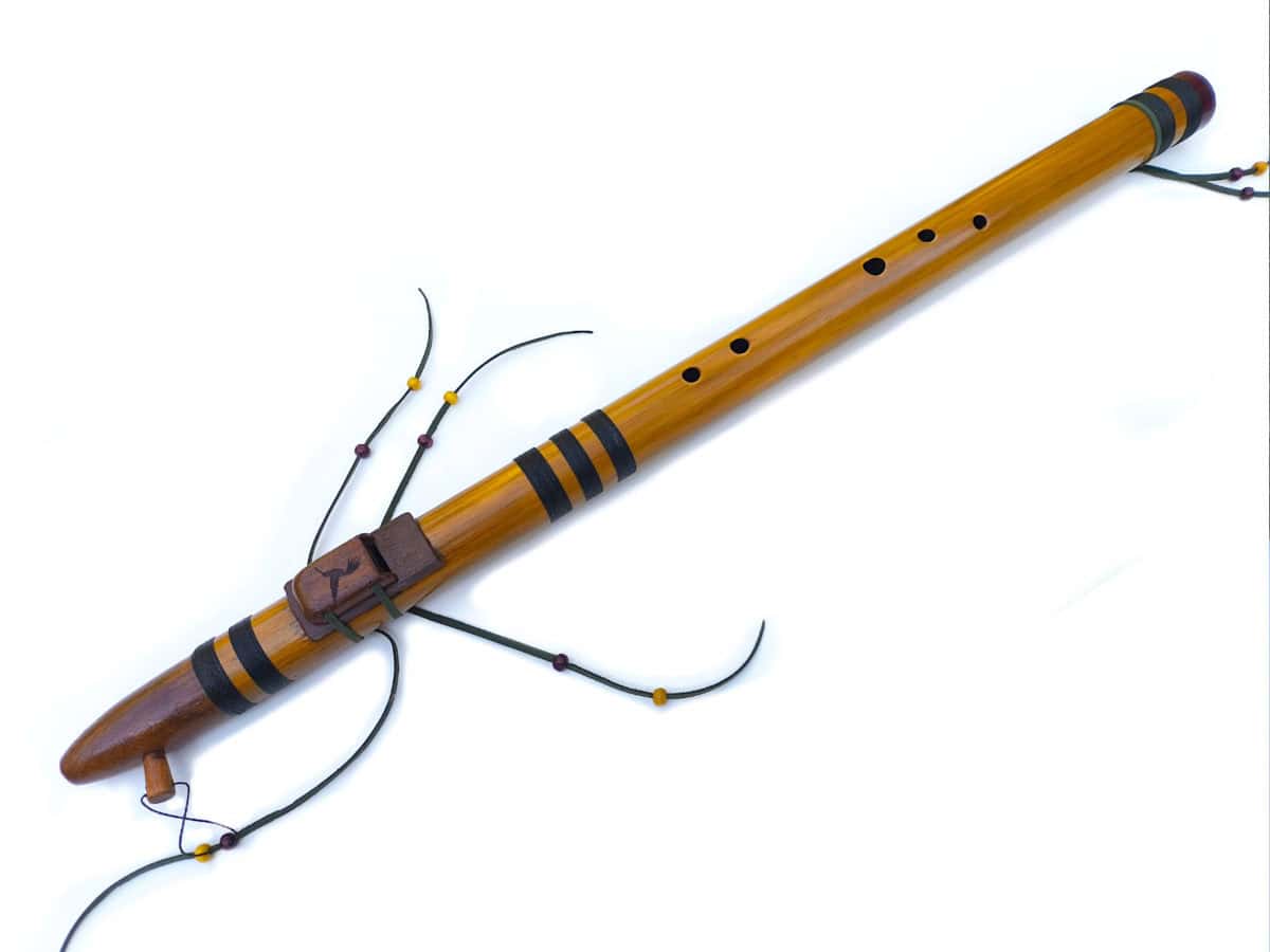 Flauta Estilo Nativa Americana - River Cane - C