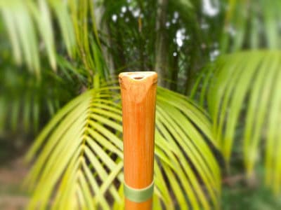 Flauta Estilo Anasazi - G Baixo - Bambu Natural 2