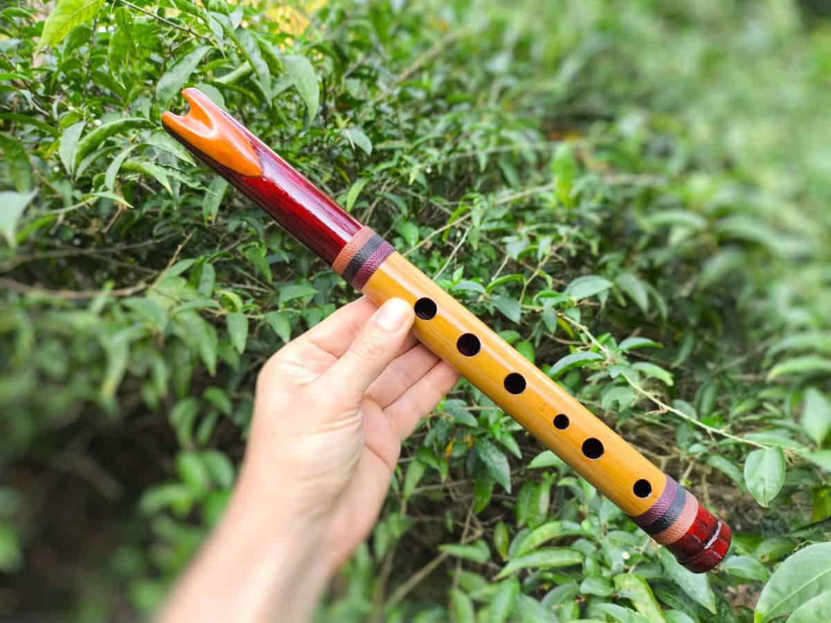 Quena Ashar Bambu Mogno G
