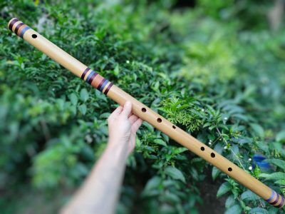 Alternative view of Bansuri Ashar - Bambu Indiano - C# Baixo