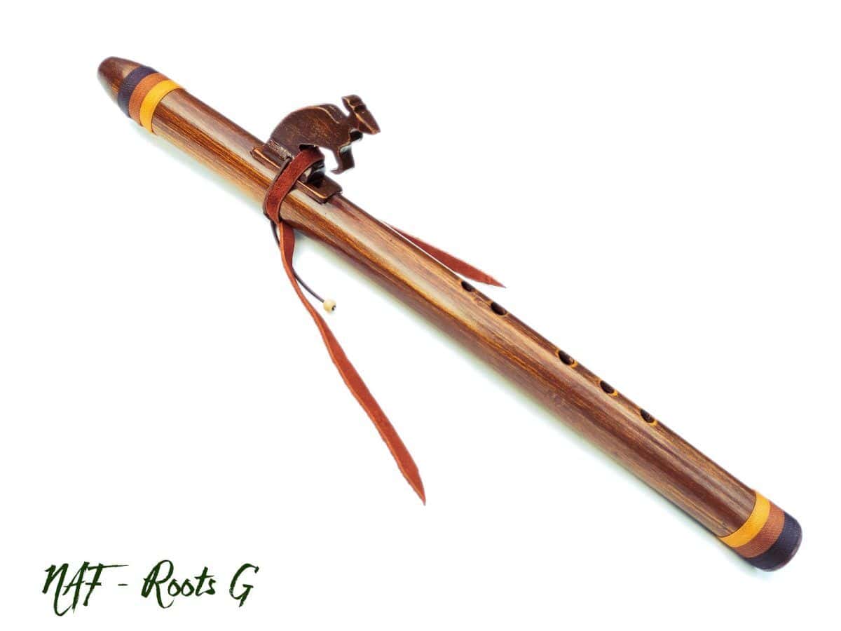 Flauta Nativa Ashar - Roots Bambu & Cedro - G