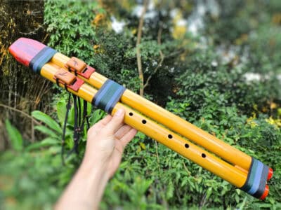 Flauta Nativa Ashar - Estilo NAF - Dupla - River Cane E
