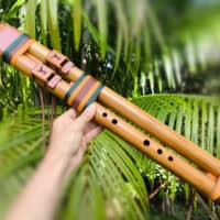 Flauta Nativa Ashar River Cane Dupla E