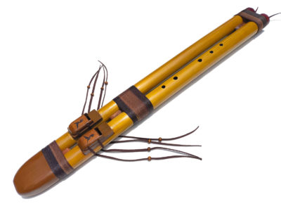Flauta Estilo Nativa Americana - Série Dupla - River Cane - C#