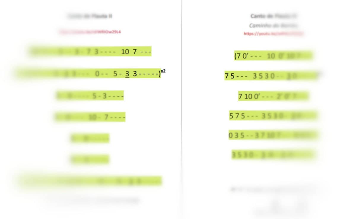 Tablatura Canto de Flauta Vol.1 - Impresso - Imagem 3