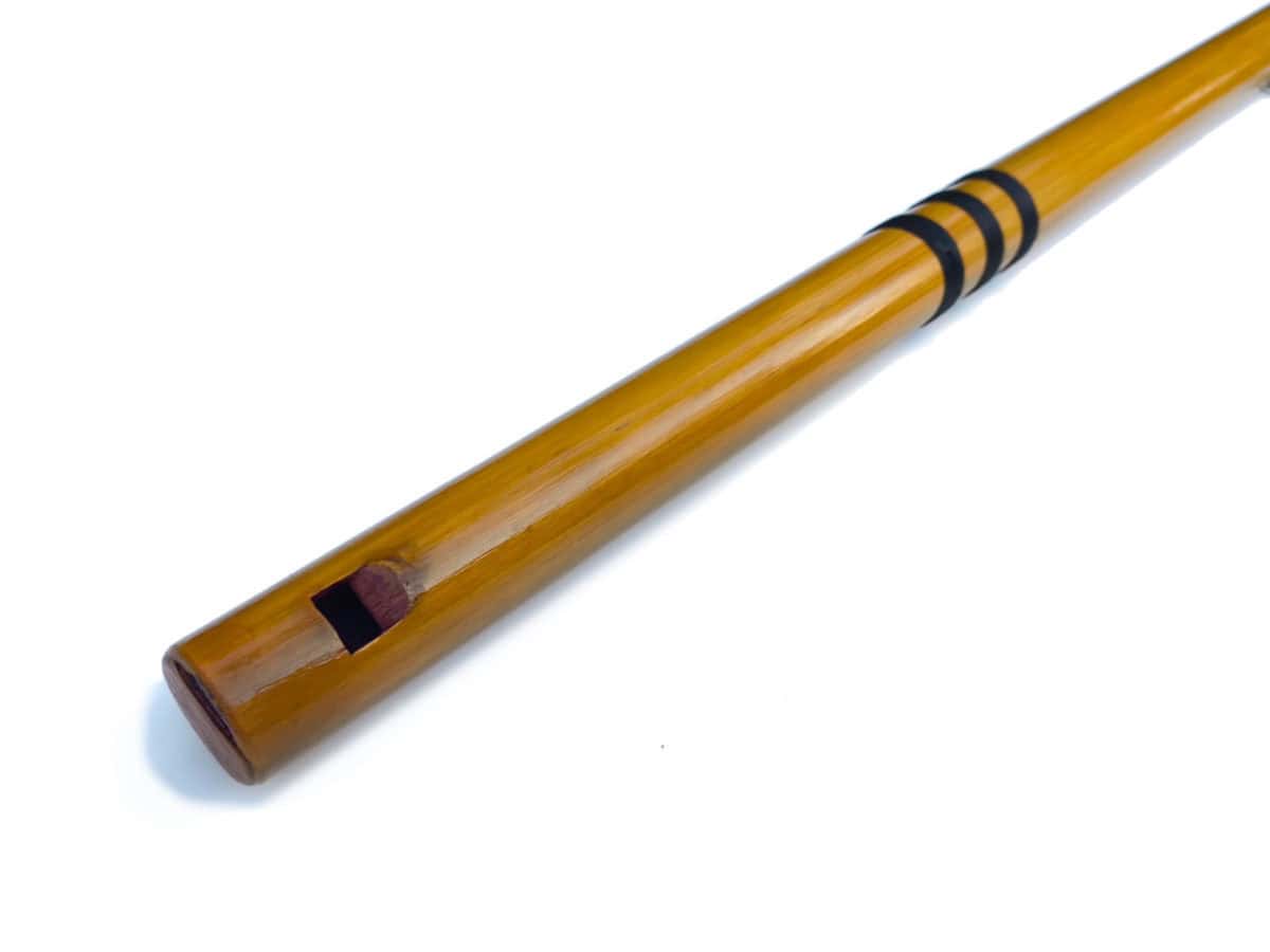 Flauta Estilo Caval Romena com Bisel - A - Bambu Especial - Imagem 6