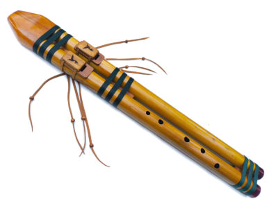 Flauta Estilo Nativa Americana - Série Dupla - River Cane - D# 7 Flauta Nativa Ashar Série Dupla Drone D#