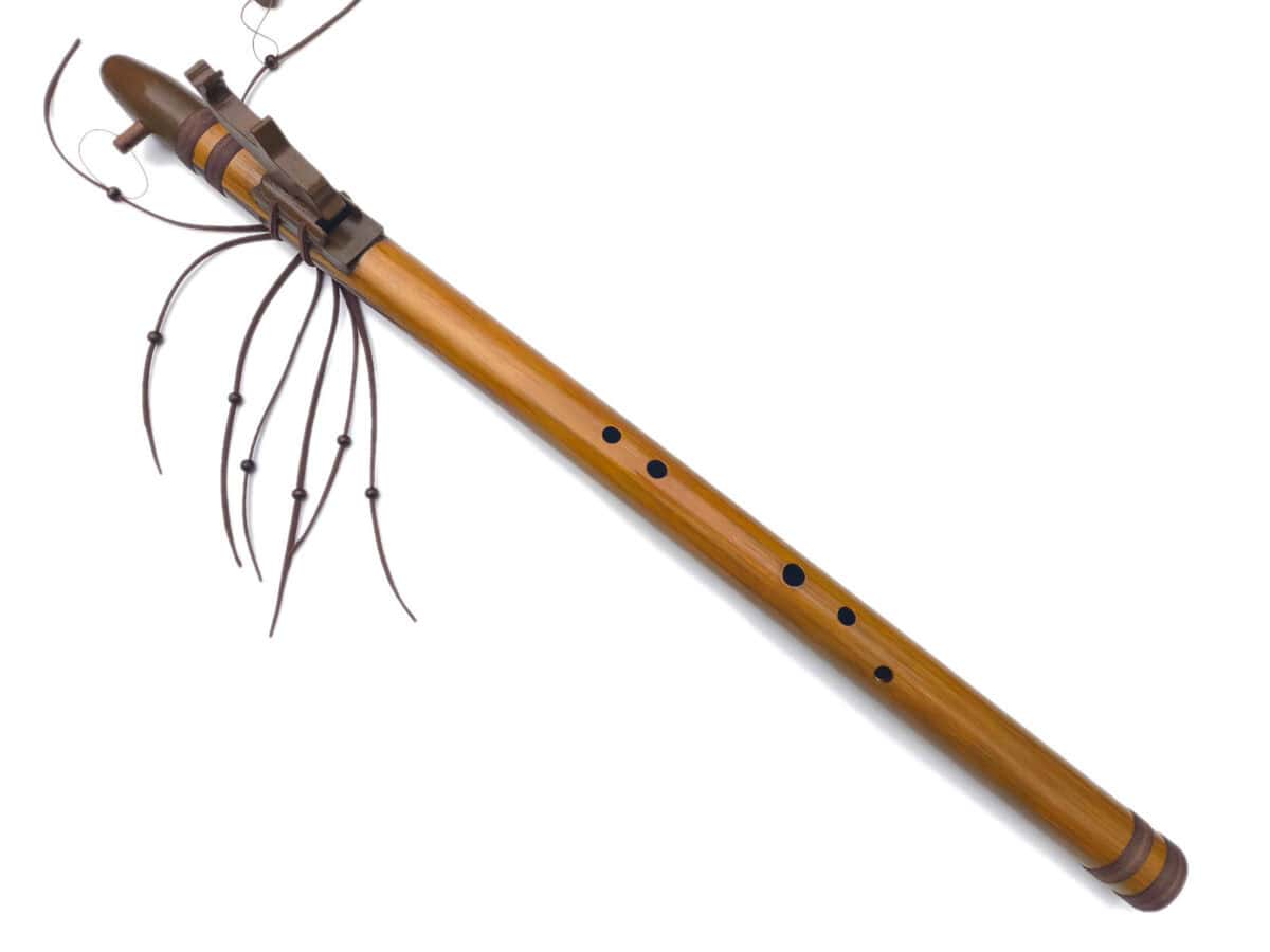 Flauta Estilo Nativa Americana - Série Ground - Natural - B Baixo - Imagem 3